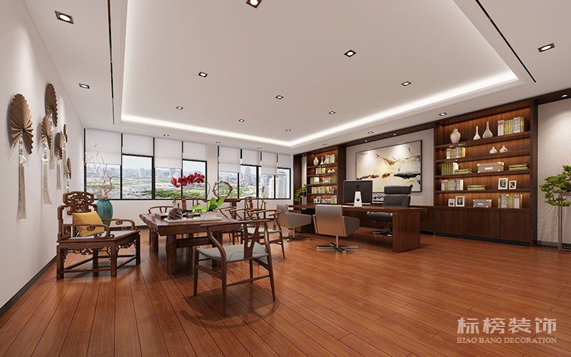 深圳華晶世紀科技辦公室裝修-總經(jīng)理辦公室