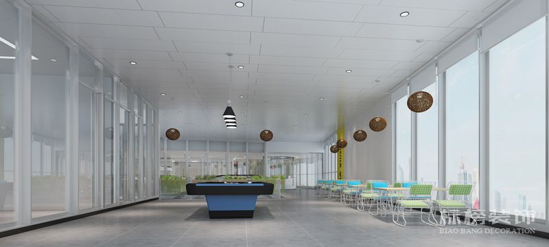 戶外休息區(qū)效果圖-恒誠信辦公室裝修設計效果圖