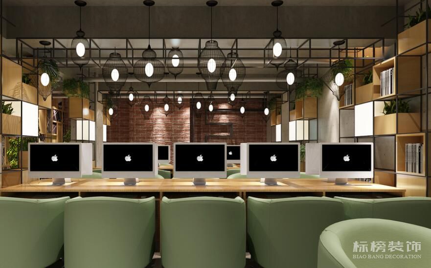 深圳網(wǎng)咖店鋪會所裝修設(shè)計(jì)3