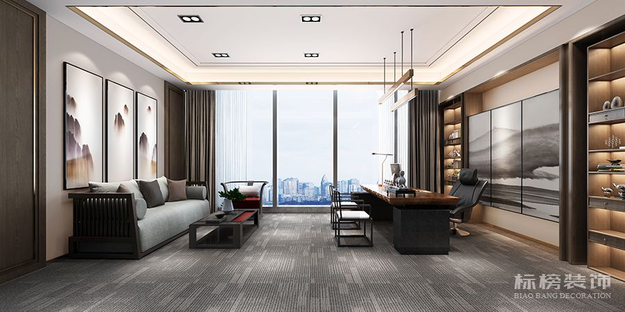  德威資本儲能大廈辦公室裝修設(shè)計(jì)效果圖