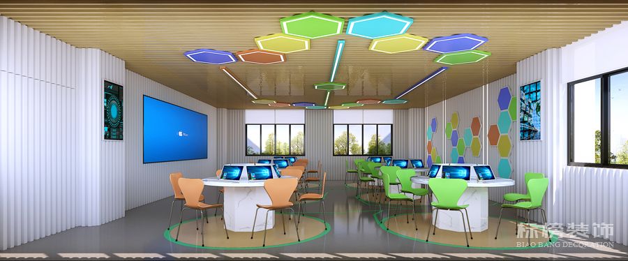 梧桐小學電腦室設(shè)計裝修