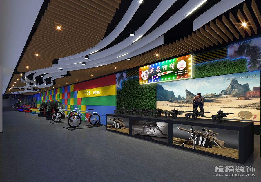 深圳VR CS游戲店鋪裝修設(shè)計方案14